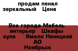 продам пенал зеркальный › Цена ­ 1 500 - Все города Мебель, интерьер » Шкафы, купе   . Ямало-Ненецкий АО,Ноябрьск г.